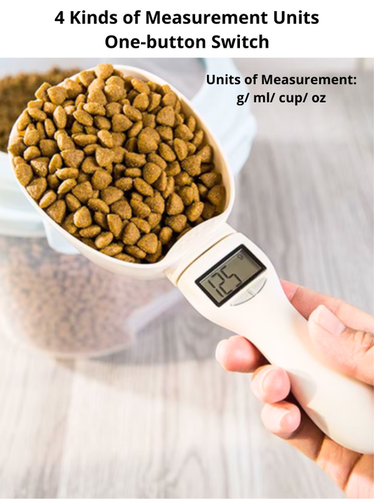 The Digital Pet Food Measuring Scoop