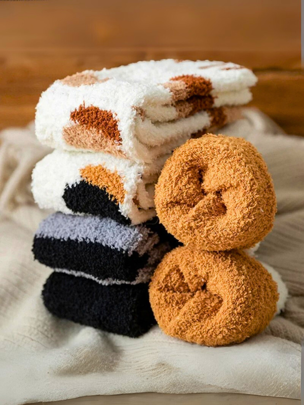 6-Pair Animal Paw Socks