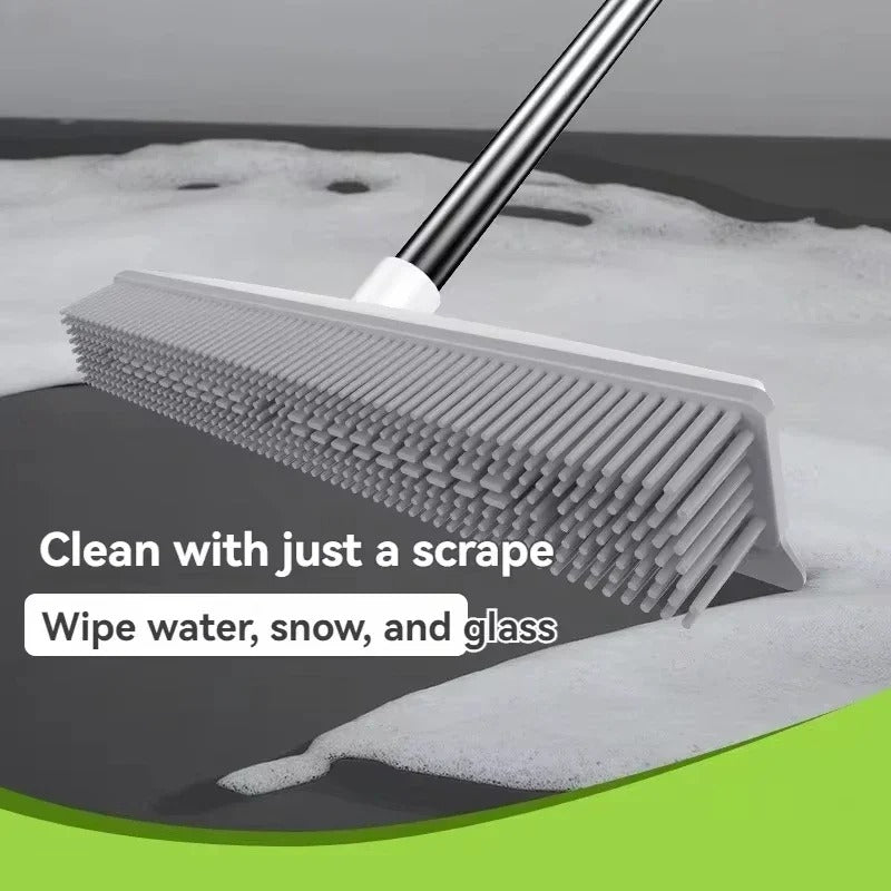 Rubber Broom Carpet Rake