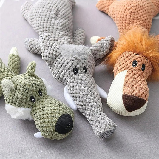 Plush Squeak Chew Toy for Dogs