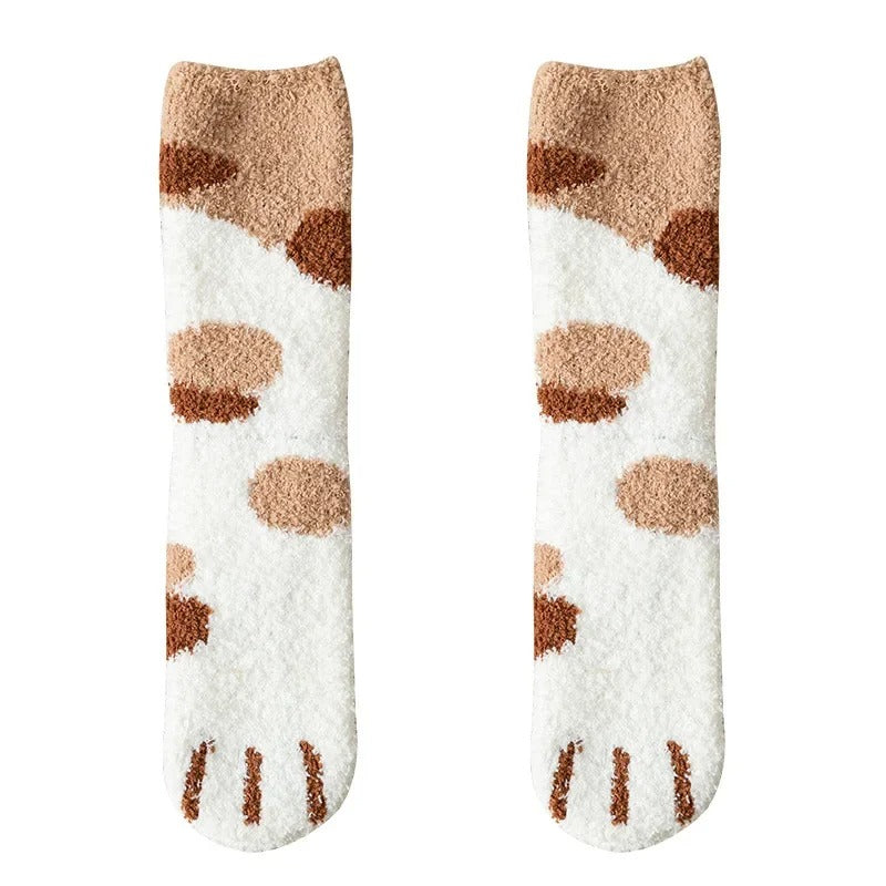 6-Pair Animal Paw Socks